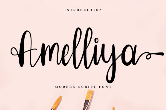 Amelliya Typeface for Elegant Editorial Design