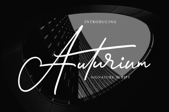 Auturium: The Elegant Script Handwritten Font for Brands