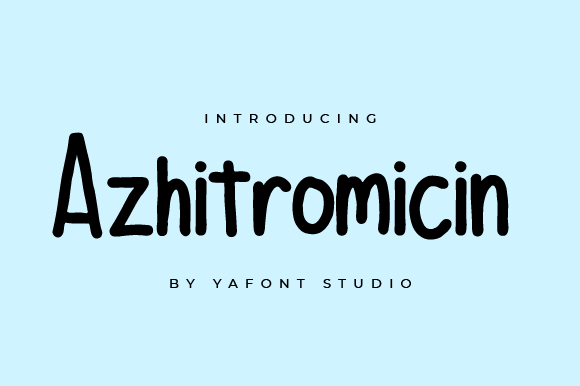 Azhitromicin: The Casual Handwritten Font for Clear Campaigns