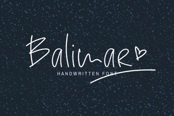 Balimar: A Timeless Handwritten Font for Editors