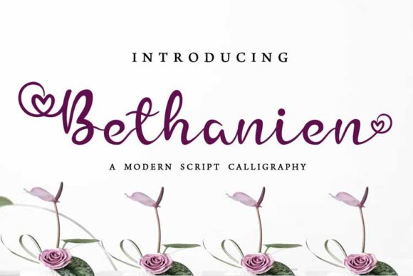 Bethanien: A Romantic Script Font for Branding