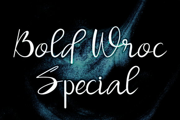 Bold Wroc Special: A Typeface for Romantic Editorial Design