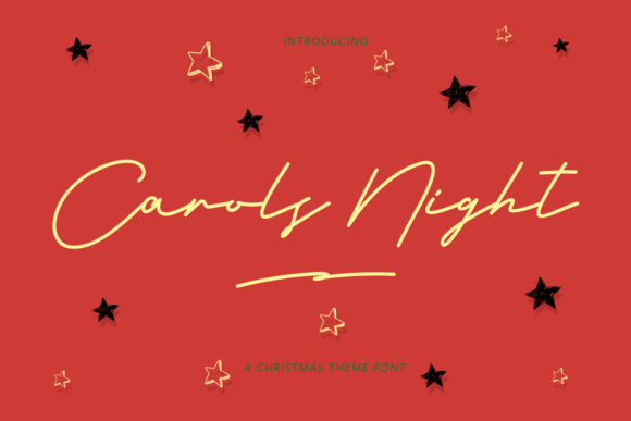 Carols Night: A Versatile Christmas Script Font