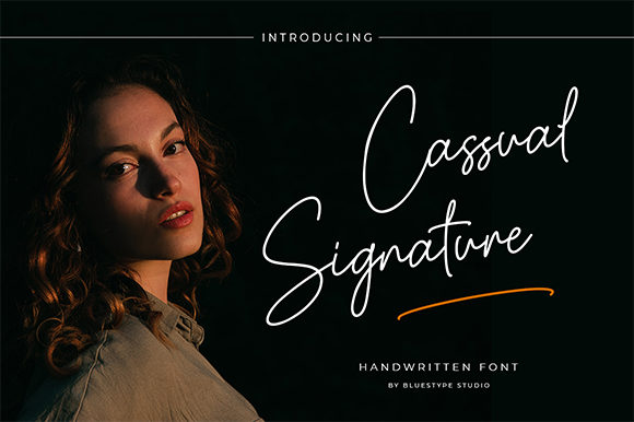 Cassual Signature: A Delicate Script Font for Editors