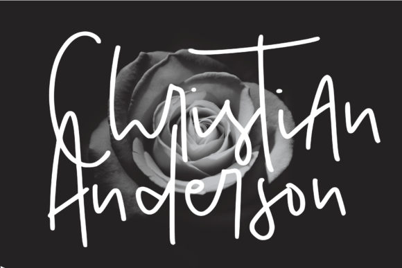 Christian Anderson Font for Handmade Brands