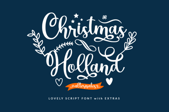 Christmas Holland Font for Elegant Business Branding