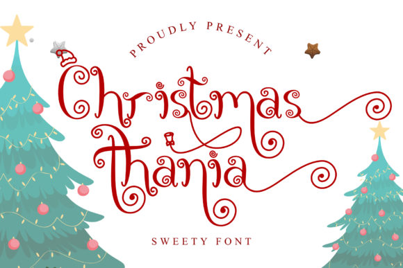 Christmas Thania Font for Elegant Web Design