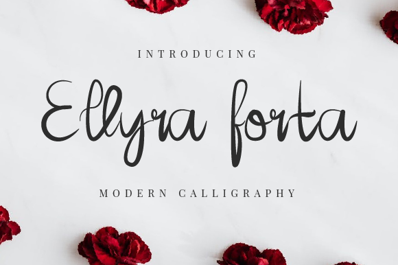 Ellyra Forta: A Handwritten Font for Makers