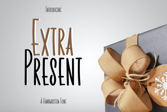 Extra Present: A Thin Script Font for Makers