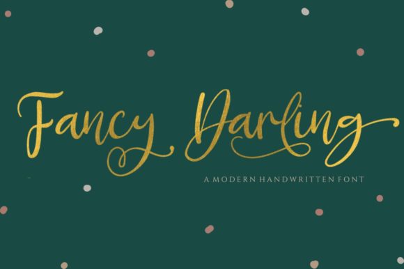 Fancy Darling: A Romantic Script Handwritten Font