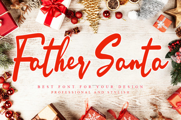 Father Santa: The Festive Script Font for Campaigns