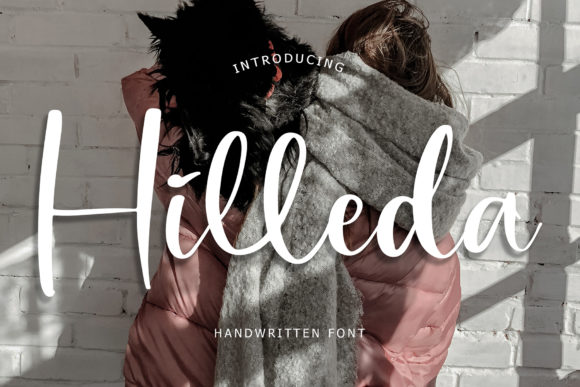 Hilleda: A Balanced Script Handwritten Font for Campaigns