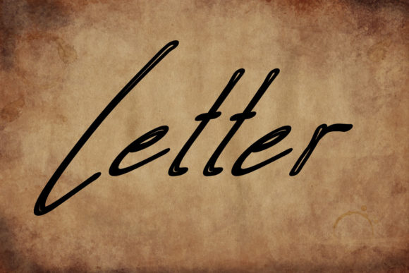 Letter: A Handwritten Typeface for Editorial Design