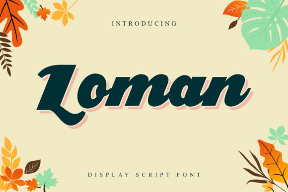 Loman Font: Bold Vintage Style for Brands