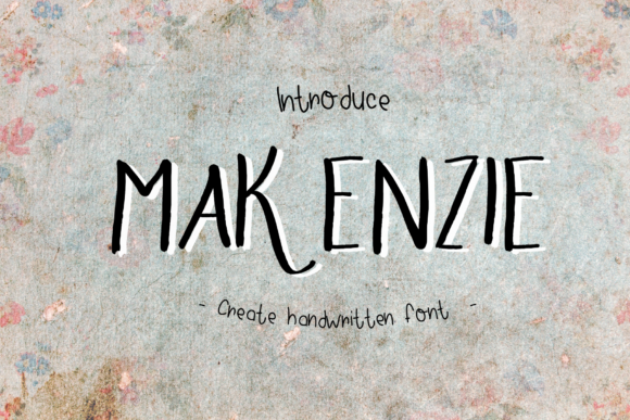 Makenzie: A Natural Handwritten Typeface for Editorial Design