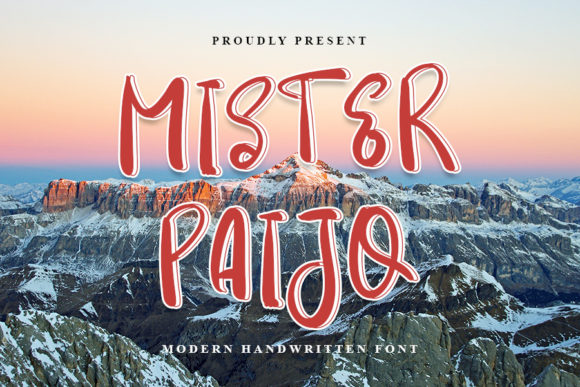 Mister Paijo: A Joyful Script Font for Creative Design