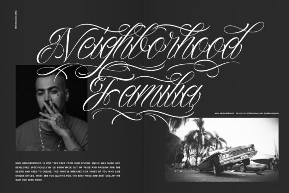 Neighborhood Typeface for Modern Web Design