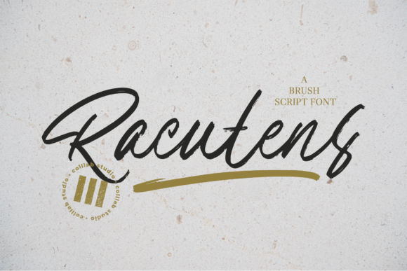 Racutens: A Flowing Script Handwritten Font for Makers