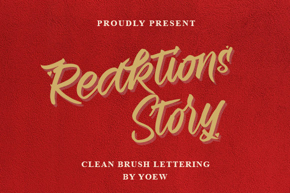 Reaktions Story Font for Bold Web Headers