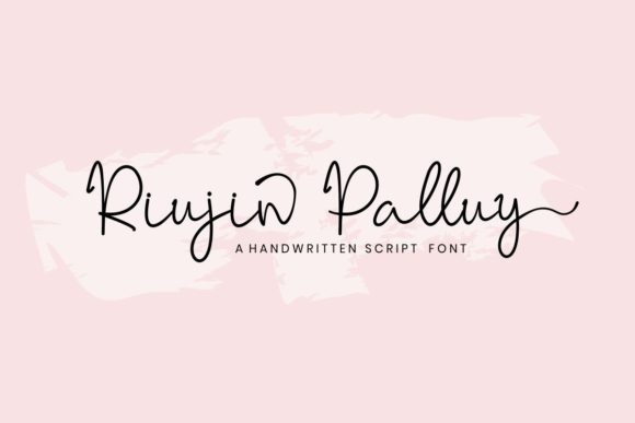 Riujin Palluy: The Elegant Script Font for Modern Brands