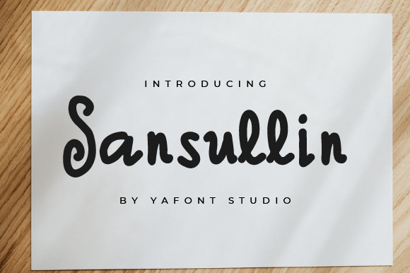 Sansullin: A Casual Script Handwritten Font for Editorial Design