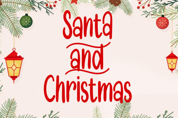 Santa and Christmas Font for Holiday Marketing