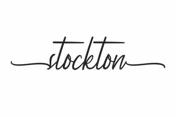 Stockton Font: Elegant Script for Designers