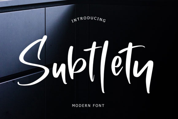 Subtlety Typeface for Modern Branding