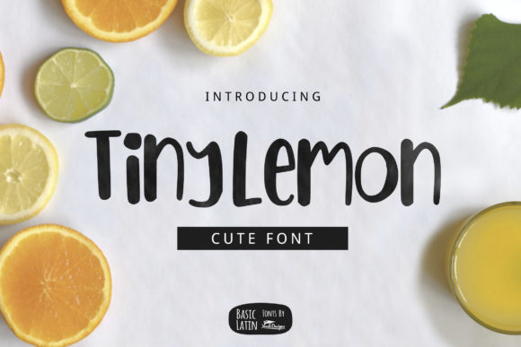 Tiny Lemon: The Sweet Handwritten Font for Digital Creators