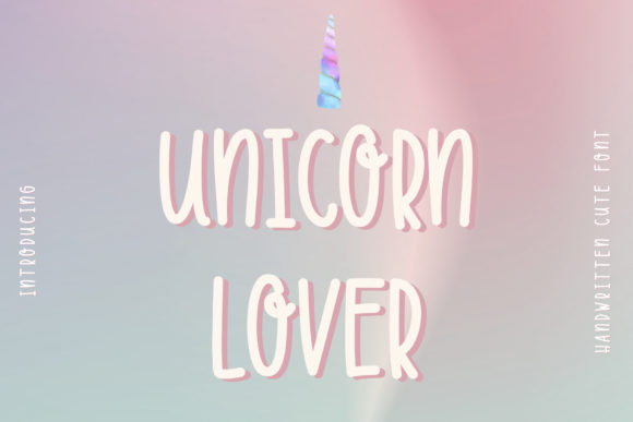 Unicorn Lover: A Dreamy Handwritten Font for Editorial Design
