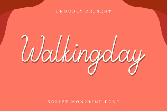 Walkingday Font for Elegant Handmade Designs