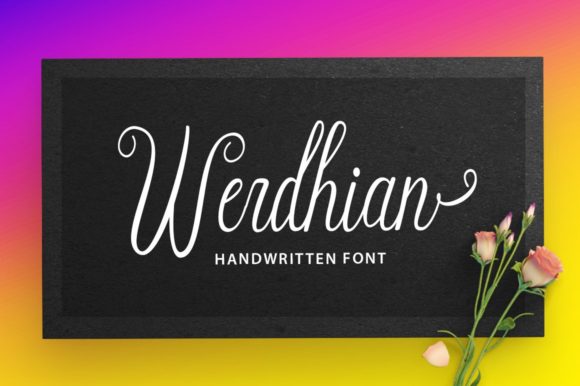 Werdhian: A Tall Handwritten Typeface for Modern Branding