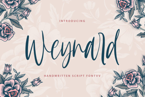 Weynard: A Refined Script Typeface for Modern Editorial Design